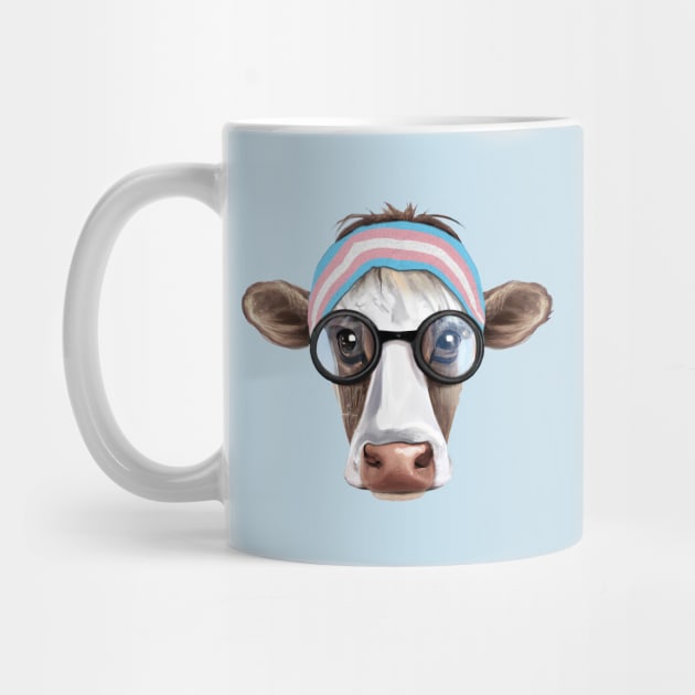 Subtle Trans, Subtle Transgender, Subtle Trans Pride, Cute Transgender, Cute Trans, Subtle Transgender, Trans Pride, Transgender Clothing, Transgender Gift, Trans Pride Flag, Transgender Flag, Transgender, Trans Flag, mtf, Trans Cow, Transgender Cow by GraviTeeGraphics